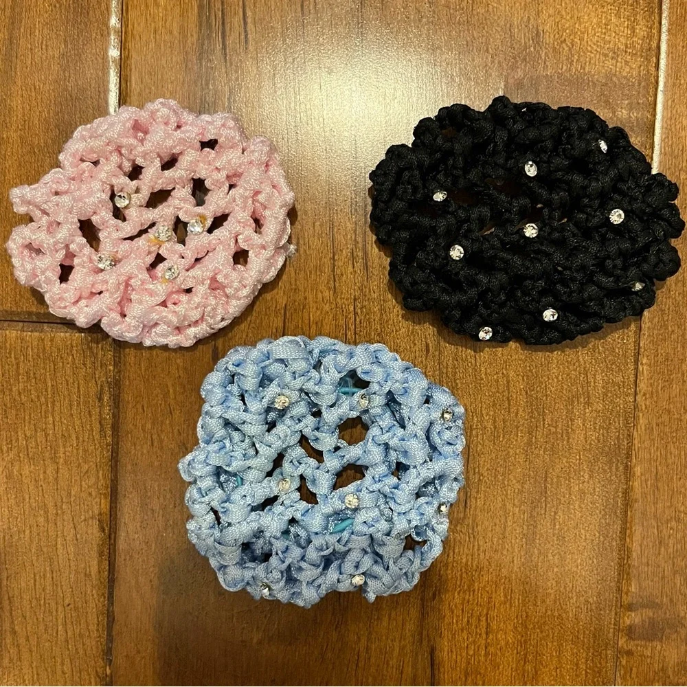 Assorted Ballet Crochet Hair Bun Covers